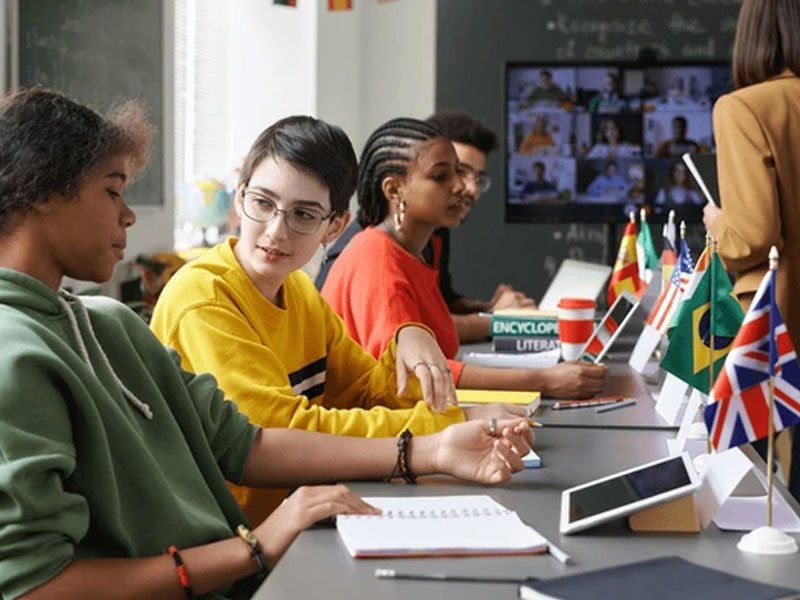 Students learning and growing through education programs